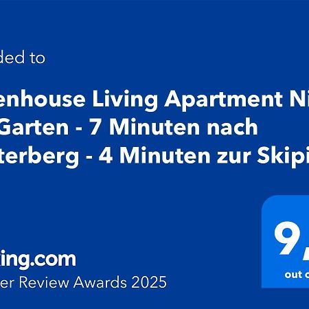 Greenhouse Living Apartment Nivis Mit Garten - 4 Minuten Nach Winterberg - Wandern, Mountainbike Fahren - Natur Geniessen Медебах Екстер'єр фото